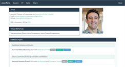 Desktop Screenshot of jesseperla.com