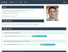 Tablet Screenshot of jesseperla.com